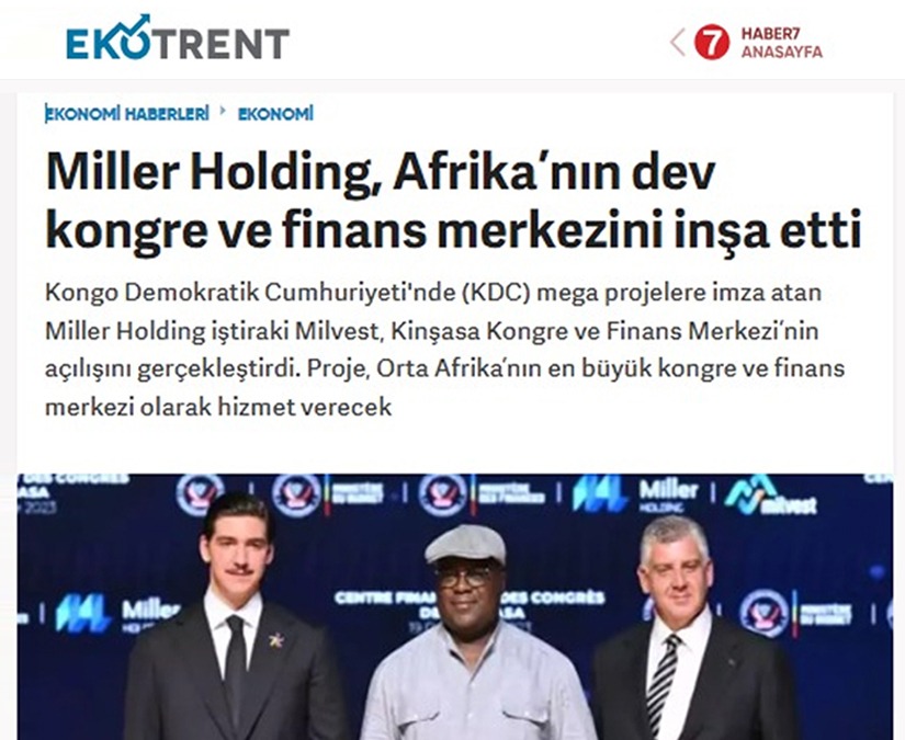 Miller Holding Builds Africa's Landmark Congress and Financial Center